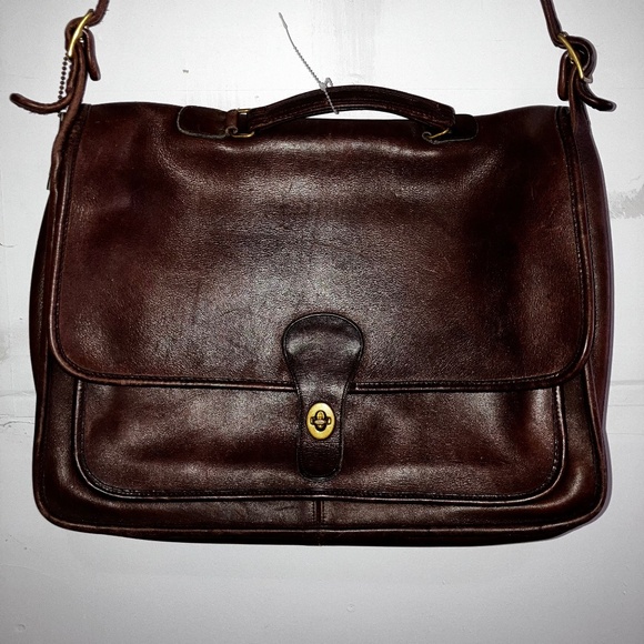 Coach Other - Vintage Coach 70s brown leather men’s bag